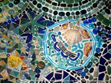 ‘’Undersea Alter’’ ~ 7’ x 8’ ~ Located in Upstairs Laundry Lab & Full Bathroom ~ Floor is also mosaic design - Under Sea Boat