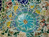 ‘’Undersea Alter’’ ~ 7’ x 8’ ~ Located in Upstairs Laundry Lab & Full Bathroom ~ Floor is also mosaic design - Under Sea Magic BLue Lotus